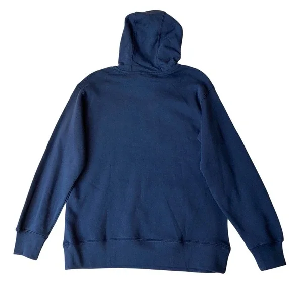 Ariat Real Navy Blue Hoodie Sweatshirt Women Size L Shield Graphic Logo NWT Gift - Picture 3 of 10